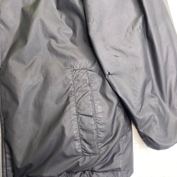 Boys North Face Reversible Jacket Coat Black/Charcoal S 7/8 - Picture 6 of 8